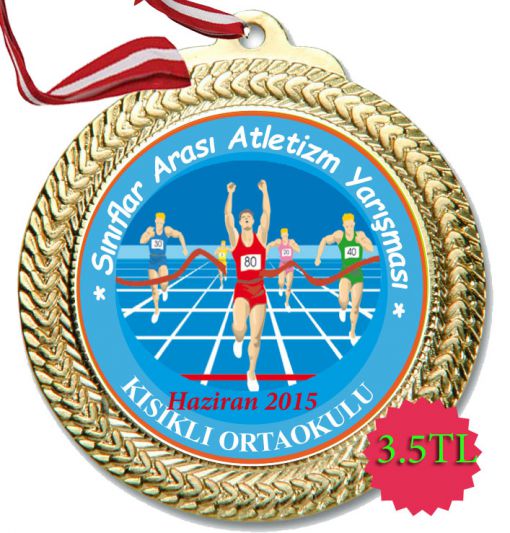  Atletizm Yarışma Madalyası