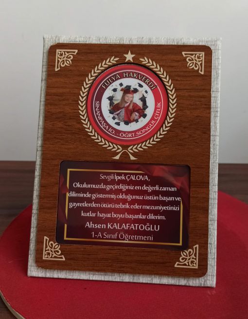  Albüm mezuniyet plaketi