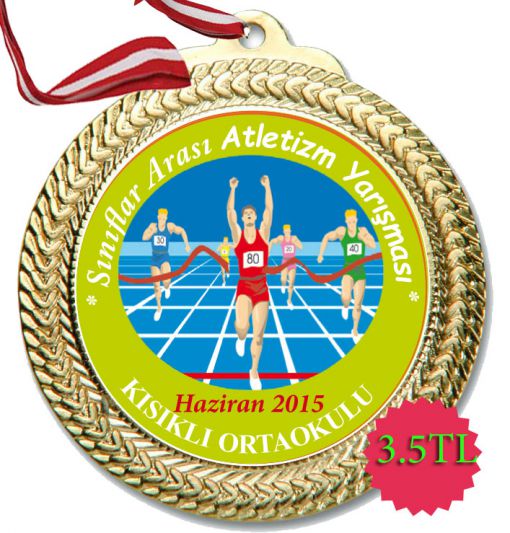  Atletizm Yarışma Madalyası
