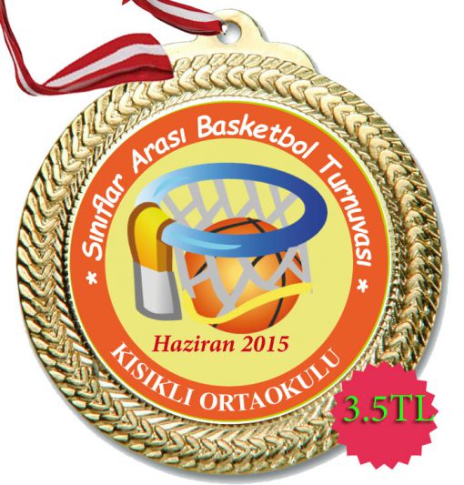  Basketbol Turnuva Madalyası