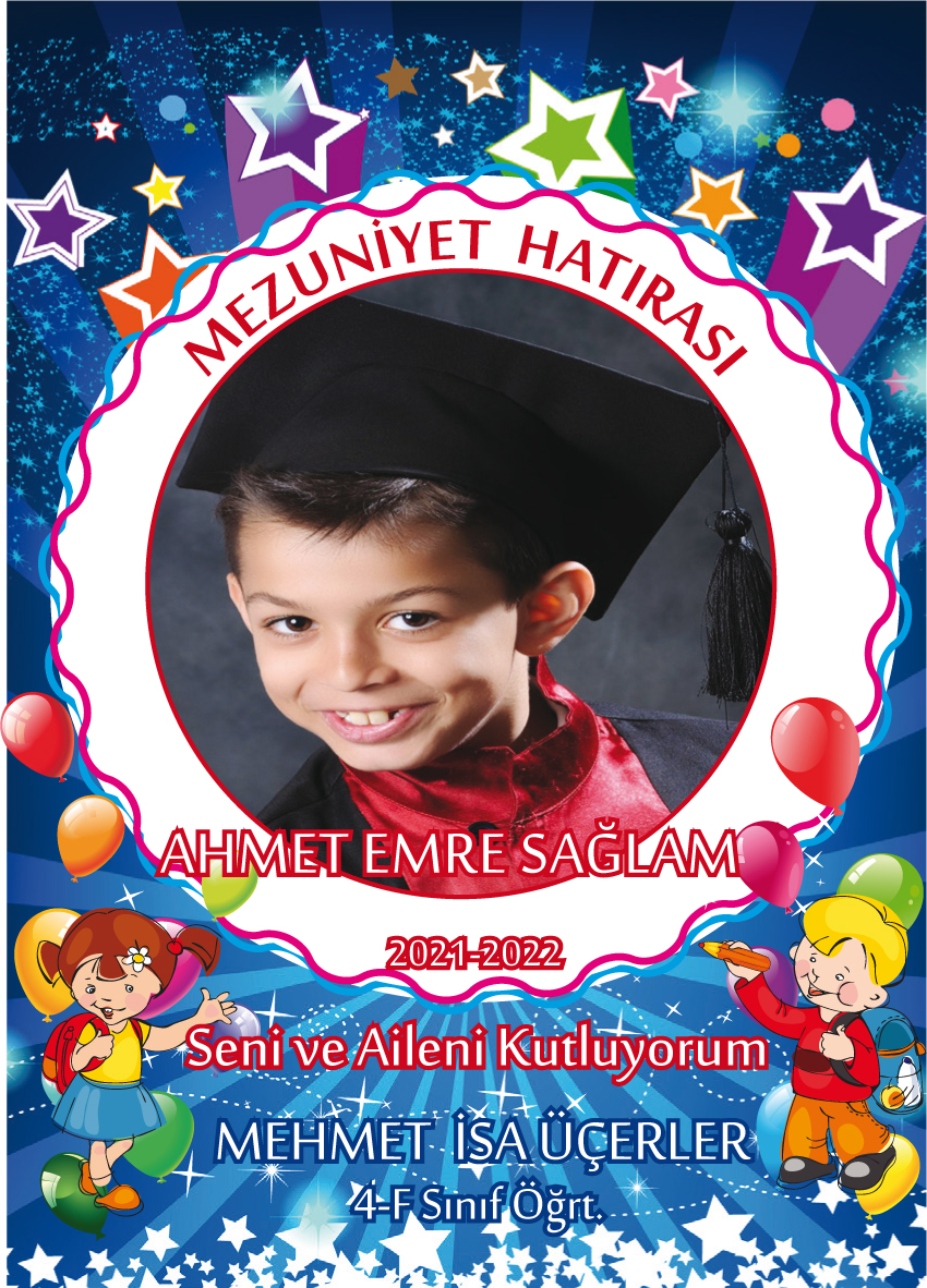  İlkokul Mezuniyet Magneti