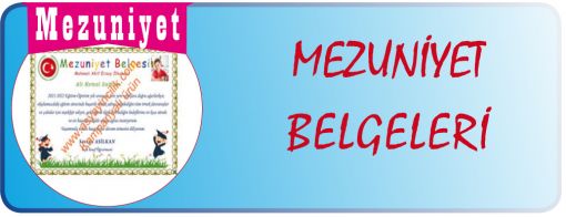  Mezuniyet Belgeleri