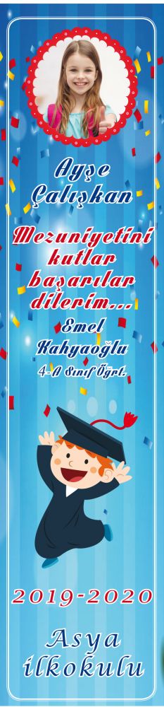  Mezuniyet kitap ayracı