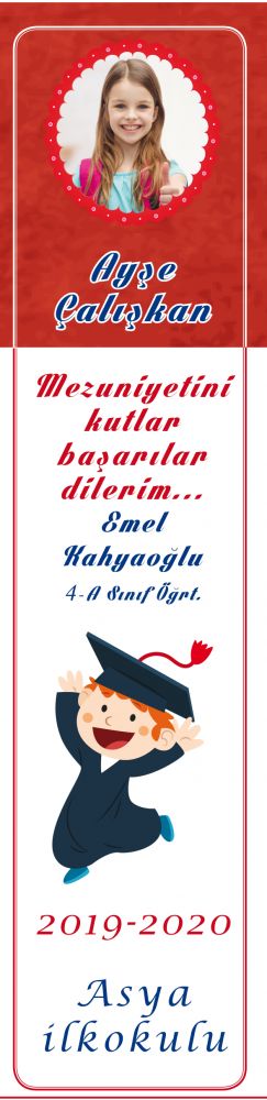  Mezuniyet kitap ayracı