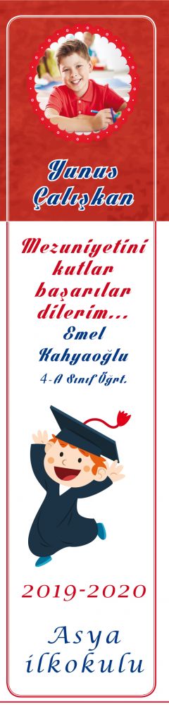  Mezuniyet kitap ayracı