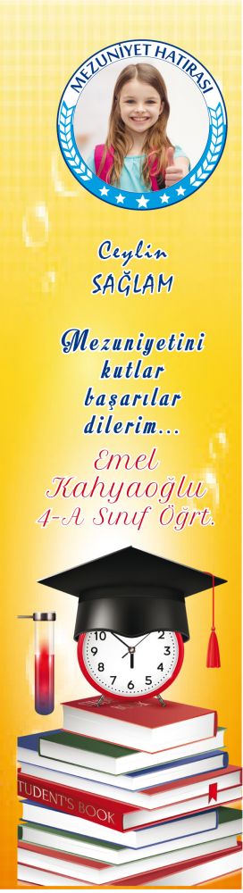  Mezuniyet kitap ayracı