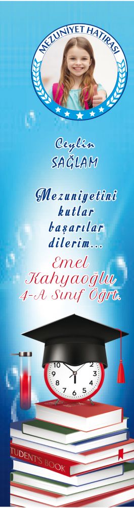  Mezuniyet kitap ayracı