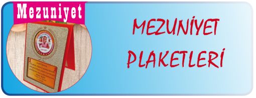  Mezuniyet Plaketleri