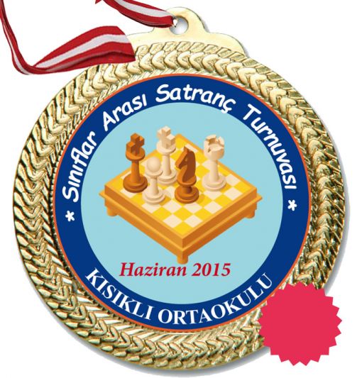   Satranç yarışması madalyası