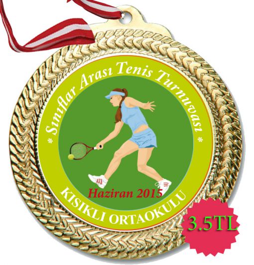  Tenis Turnuva Madalyası