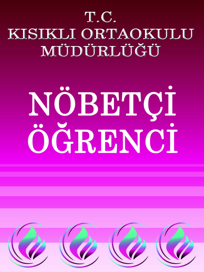 Nöbetçi öğrenci yaka kartı