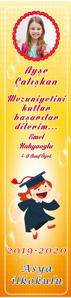 Mezuniyet Kitap Ayracı 4